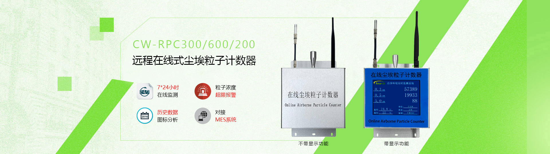 在線式遠程監測塵埃粒子計數器CW-RPC系列